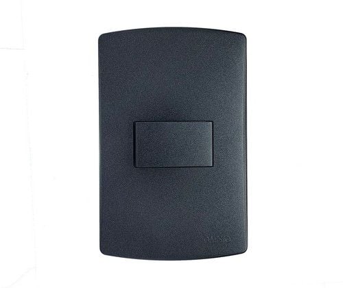 SWITCH 1L 1WAY BLACK 4X2 ONESTO
