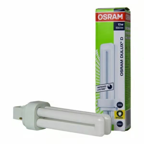 OSRAM 2PIN BULB 13W 2-PIN DULUX D COOL WHITE