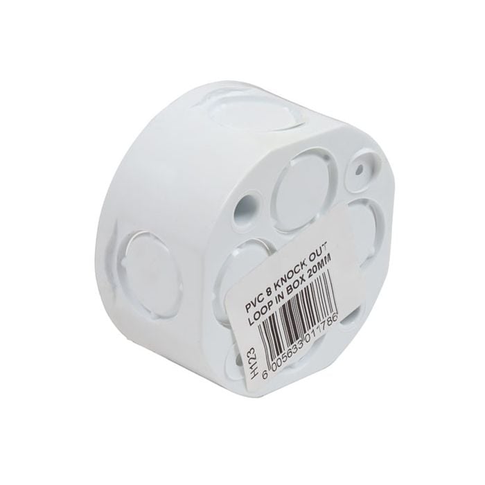 PVC CONDUIT 8 KNOCK-OUT LOOP IN BOX 20MM