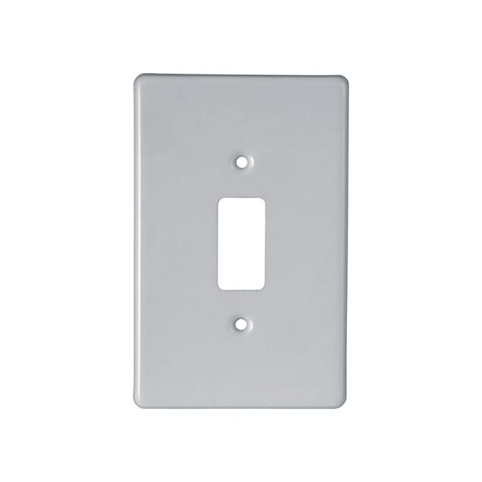 CRABTREE 1L SWITCH COVER WHITE 2X4