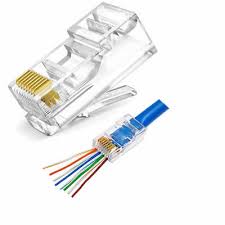 Cat6 Rj45 Connector, Stranded Solid Core