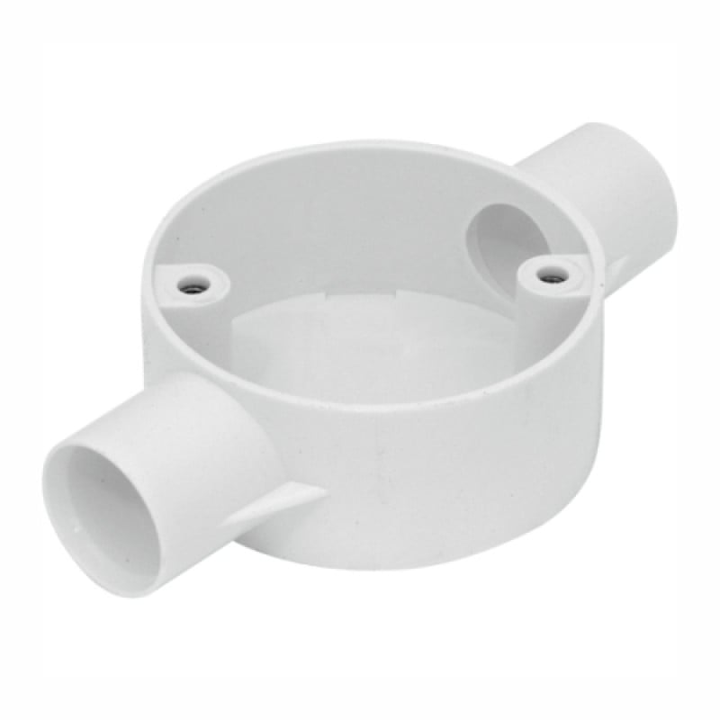 CONDUIT BOX PVC 20/25MM 2WAY