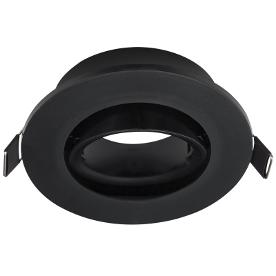 Brightstar Lighting Dl122 Black Square Recessed Polycarbonate With Antiglare Ring Tilt