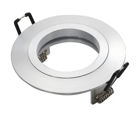 SATIN NICKEL ROUND ADJUSTABLE DOWNLIGHT