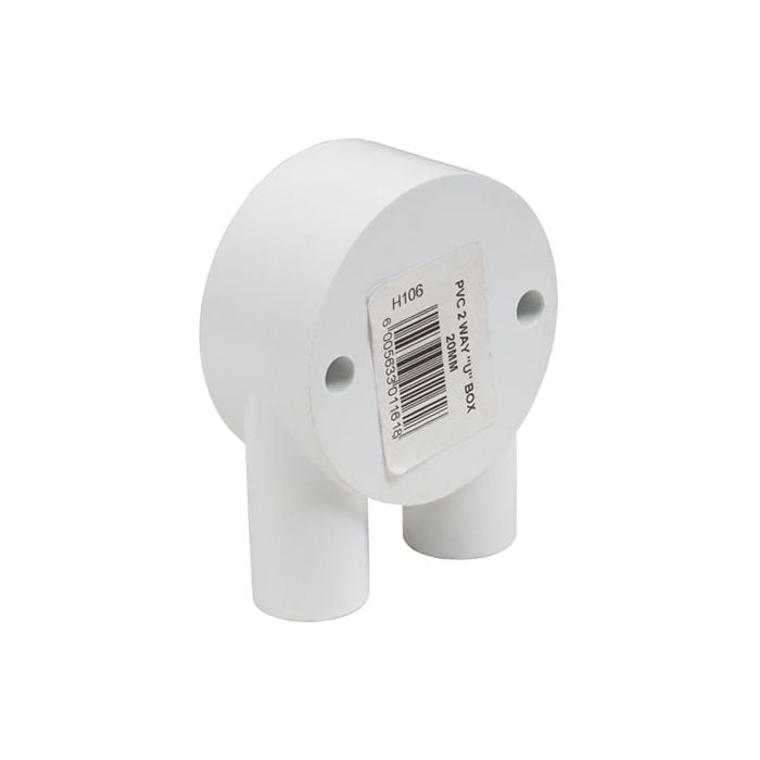 PVC CONDUIT 2-WAY U BOX 20MM