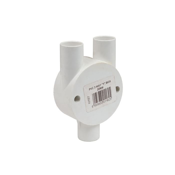 PVC CONDUIT 3-WAY Y BOX 20MM