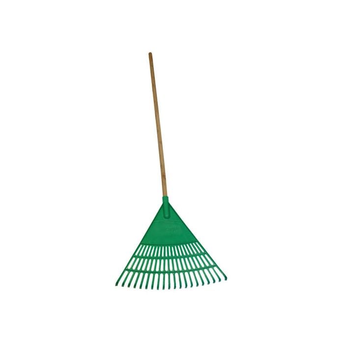 Wooden Handle Plastic Fan Rake