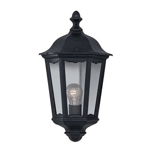 LANTERN 3PNL WALL MOUNT BLACK 8042 STARLIT