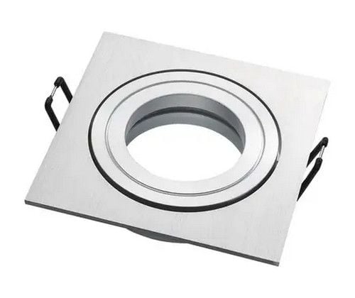 SATIN NICKEL SQUARE ADJUSTABLE DOWNLIGHT